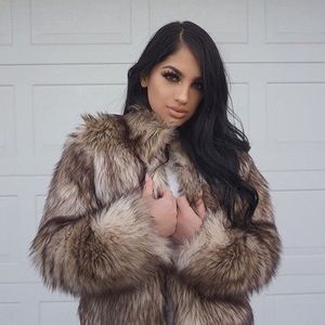 Faux Fur Vegan Coat